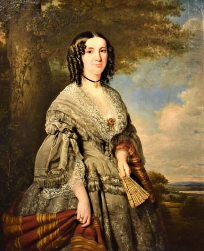 Portrait de la Princesse Kotschoubey - École allemande du XIXe siècle